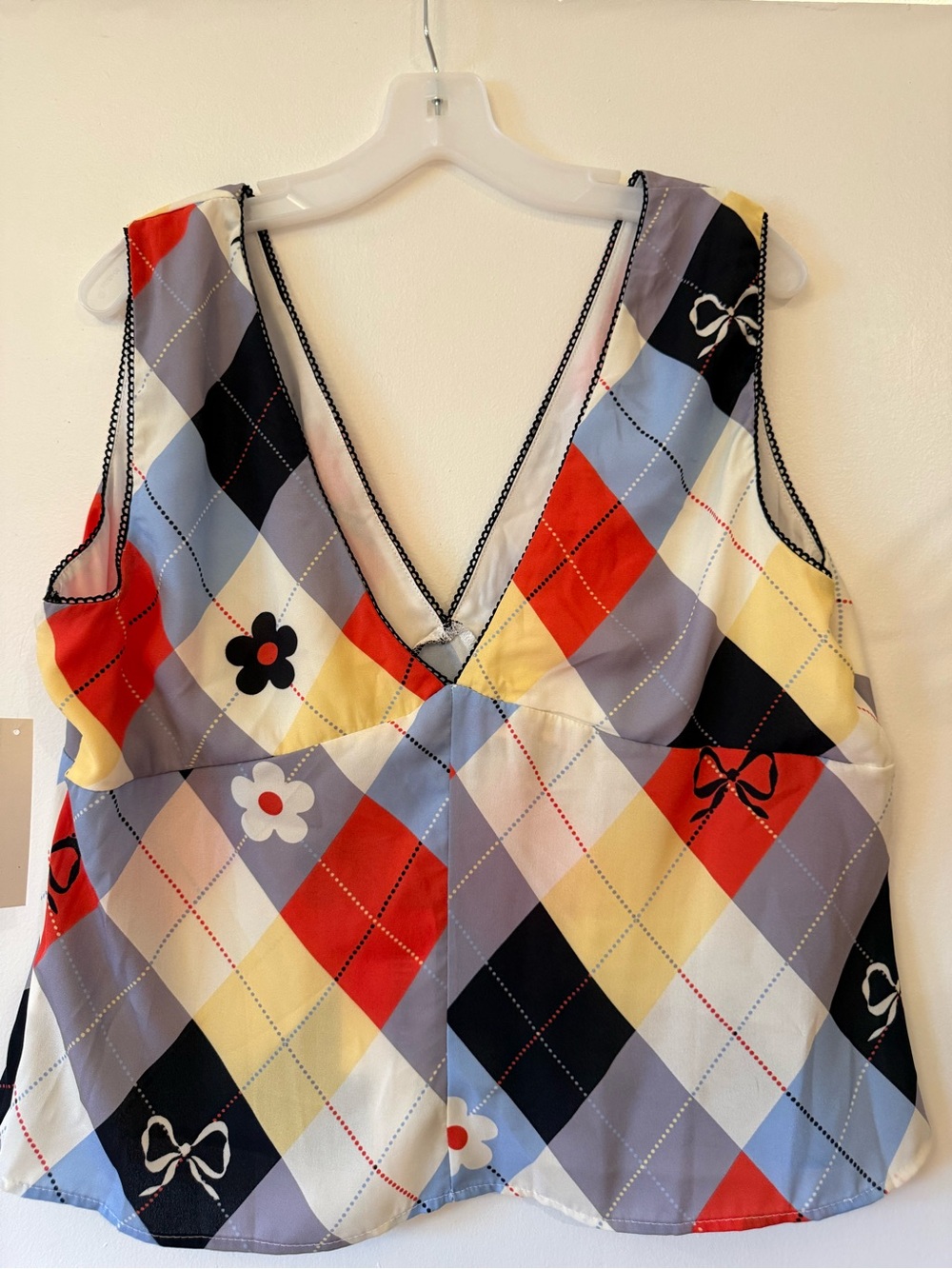 NWT Lisa Says Gah The Lia in Cirque Argyle - Picture 6 of 8